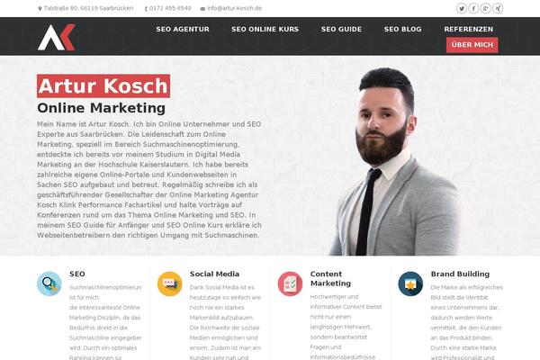 Site using Showcase - Visual Composer Addon plugin