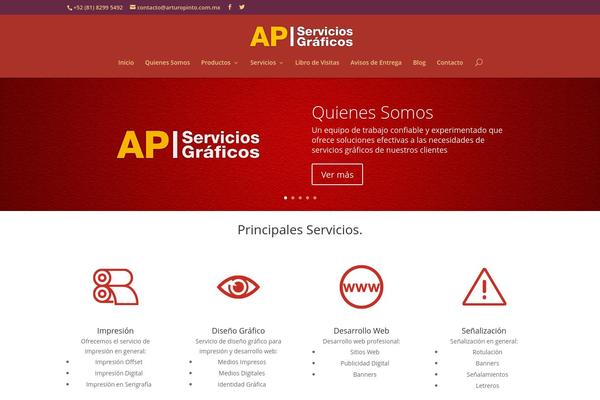 Site using Divi-article-cards plugin