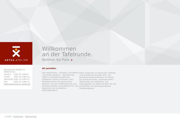 Aa theme site design template sample