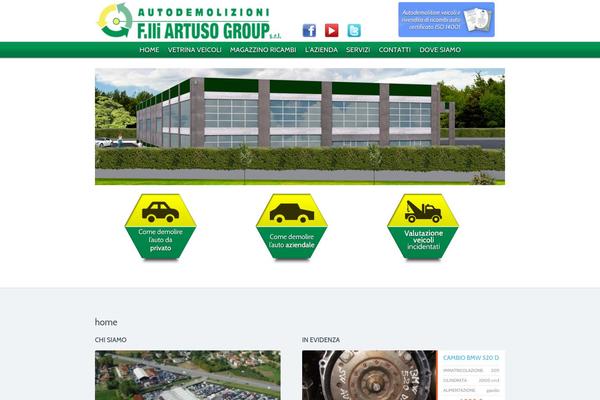 Autotrader theme site design template sample