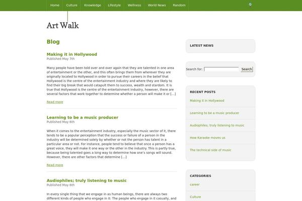 artwalk.ca site used Simple-non-profit-theme