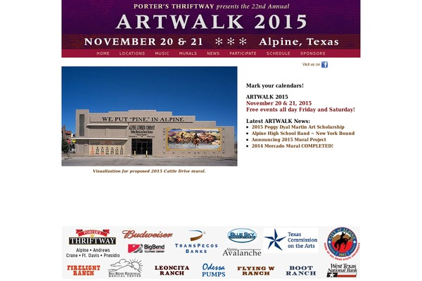 artwalkalpine.com site used Artwalk