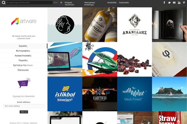 Liquidfolio theme site design template sample