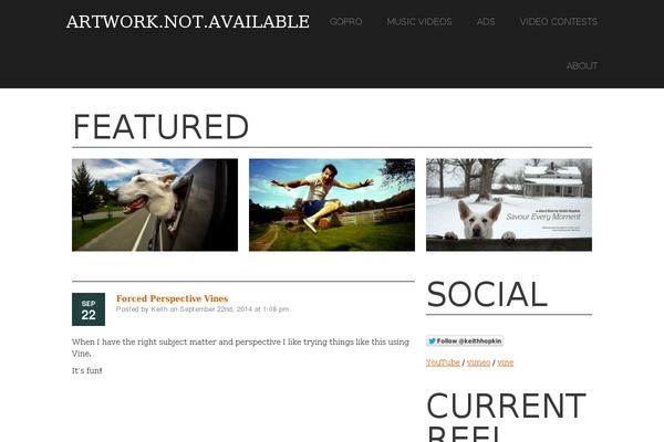 Showcase theme site design template sample