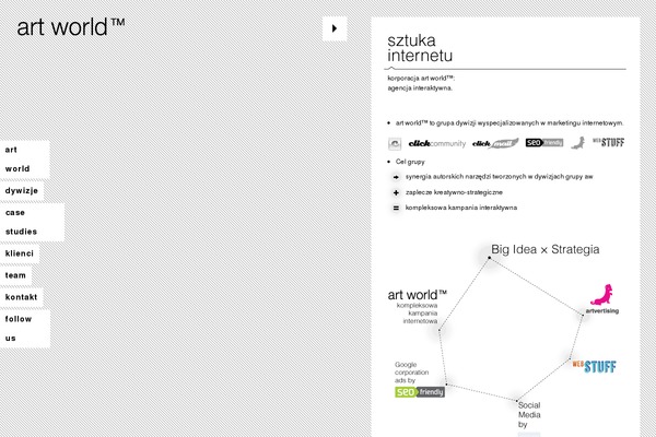 CONTRAST theme site design template sample