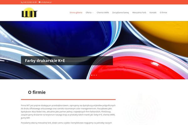 Wit theme site design template sample