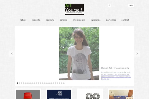 ART theme site design template sample