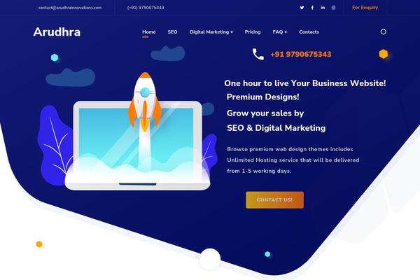 Seofy theme site design template sample