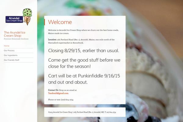 Confit theme site design template sample