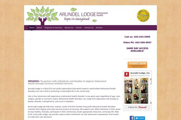 Expound theme site design template sample