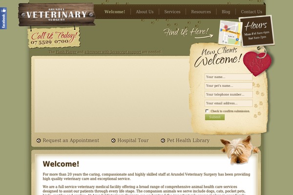 Site using Arscode-social-slider plugin