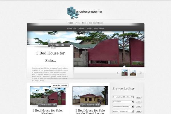 ElegantEstate theme site design template sample