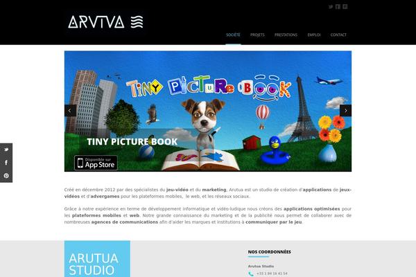 Lucidpress theme site design template sample