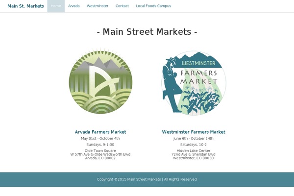 arvadafarmersmarket.com site used Gap