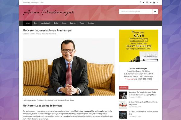 Fictive theme site design template sample