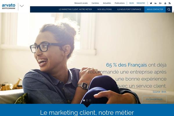 arvatoservices.fr site used Arvato.gromf