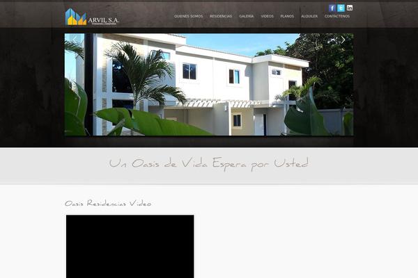inFocus theme site design template sample