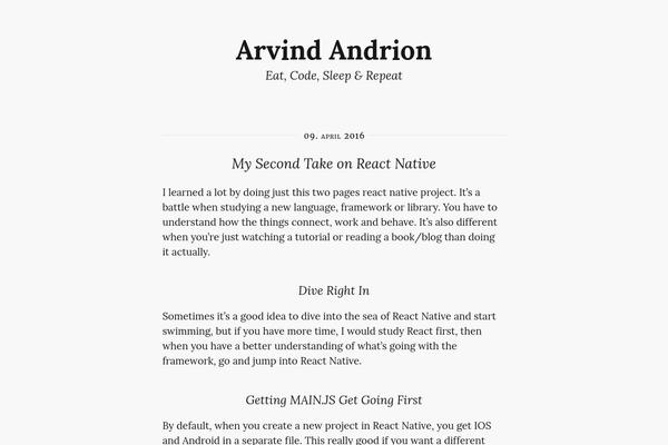 Crawford theme site design template sample