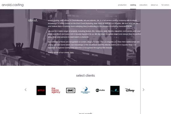 arvold-parent theme websites examples