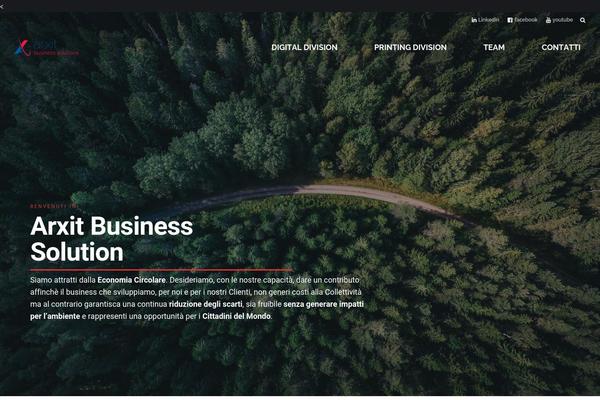 arxit.it site used Showcase