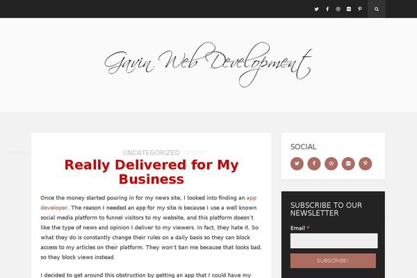 Brixton theme site design template sample