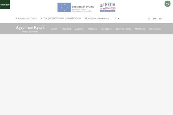 Site using WPFront Scroll Top plugin