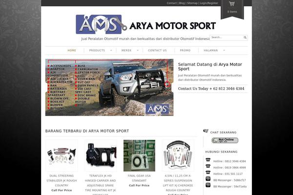 Maya theme site design template sample