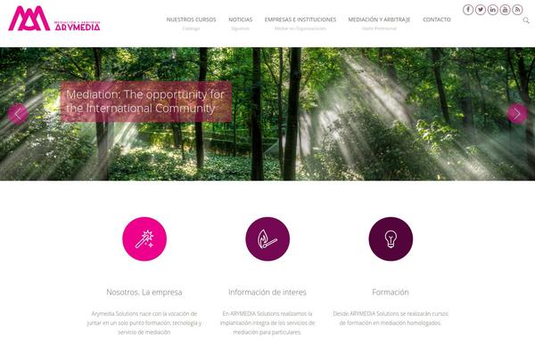 Novus theme site design template sample