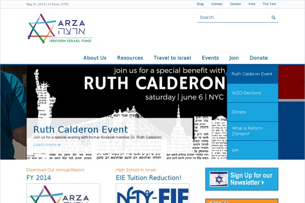 arza.org site used Arza