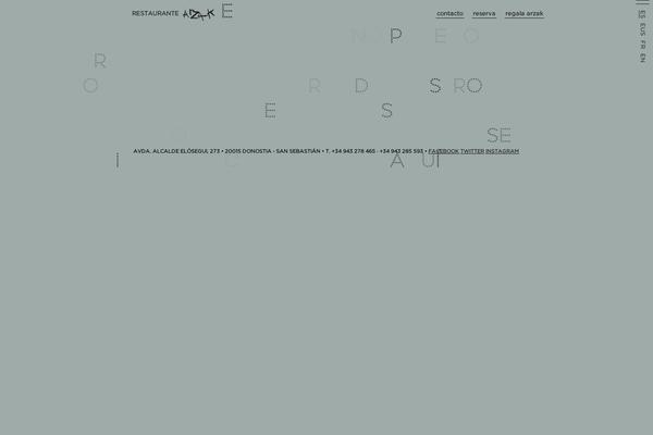 arzak.info site used Arzak