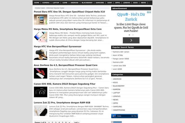 Nyeo theme site design template sample