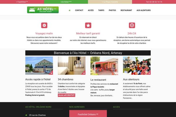 U Design Child theme site design template sample