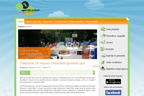Cenote theme site design template sample