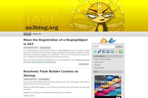 as3blog.org site used Modern Style