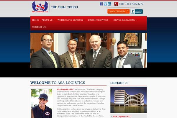 Asa theme site design template sample