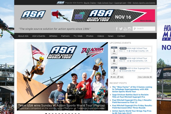 asaentertainment.com site used Asa-entertainment