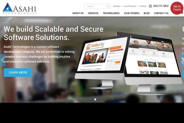 asahi theme websites examples