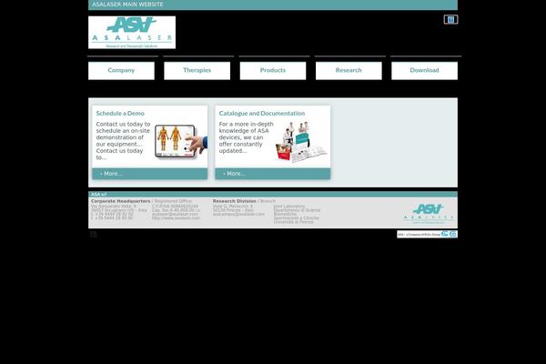 Laser theme site design template sample