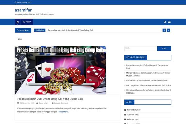 asamifan.com site used BlogMagazine