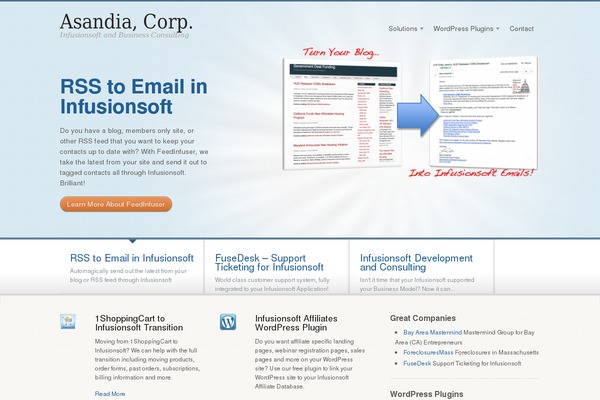 Site using FuseDesk plugin