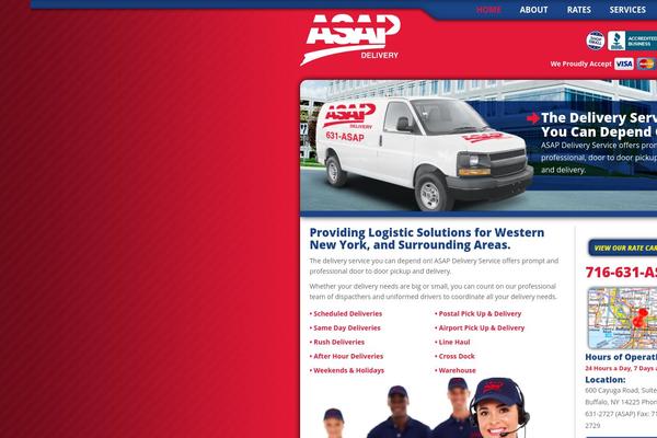 Asap theme site design template sample