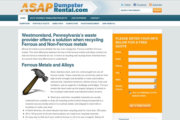 Focus theme site design template sample