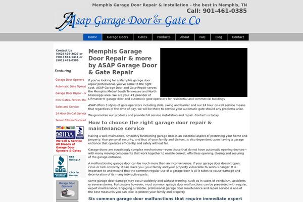 Site using Arconix FAQ plugin