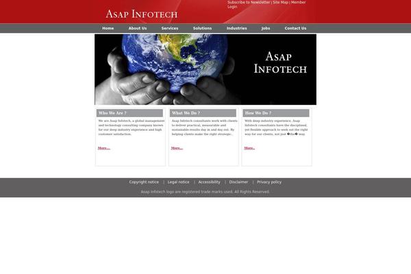 asapinfotech.com site used Infotech