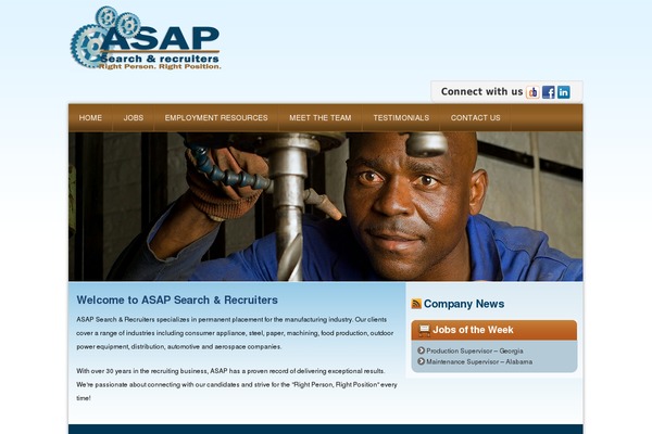 Asap theme site design template sample