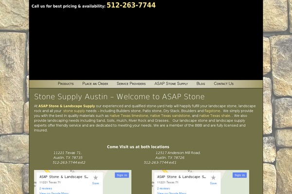 Asap theme site design template sample