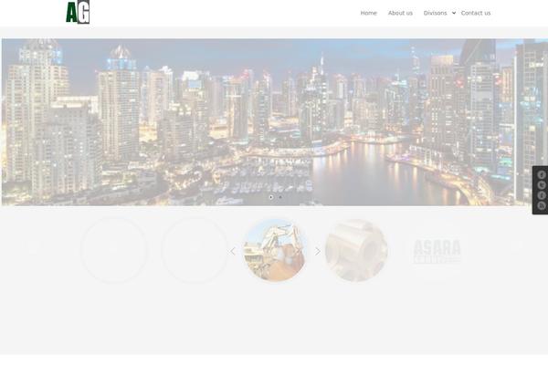Meet GavernWP theme site design template sample