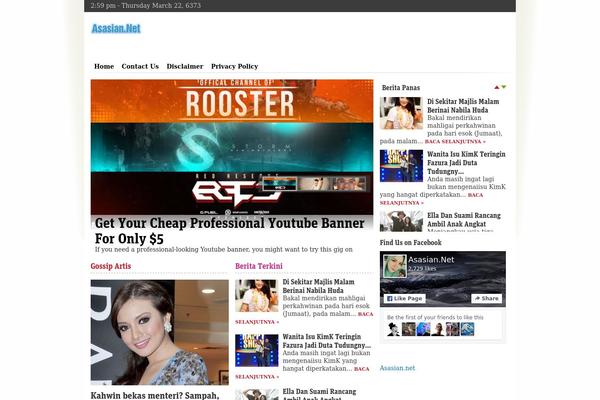 Biggest News theme site design template sample