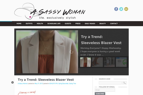 asassywoman.com site used Travelguide