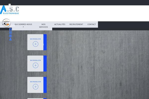Asc theme site design template sample